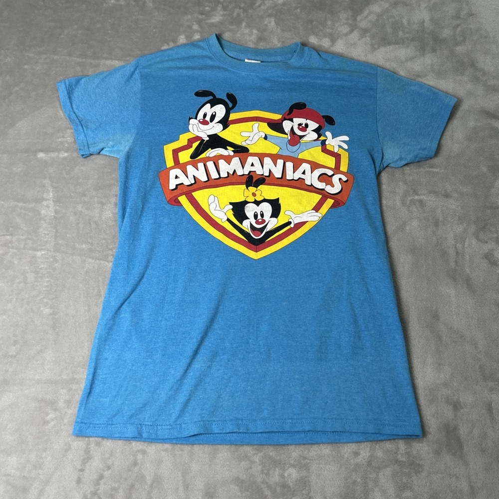Animaniacs Gildans Mens Blue T Shirt Size S